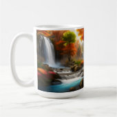 Herbstblätterung am Wasserfall Kaffeetasse (Links)
