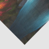 Herbstblätterung am Wasserfall Seidenpapier (Detail)