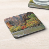 Herbstblätterung entlang der Jungfrau bei Tor Untersetzer (Linke Seite)