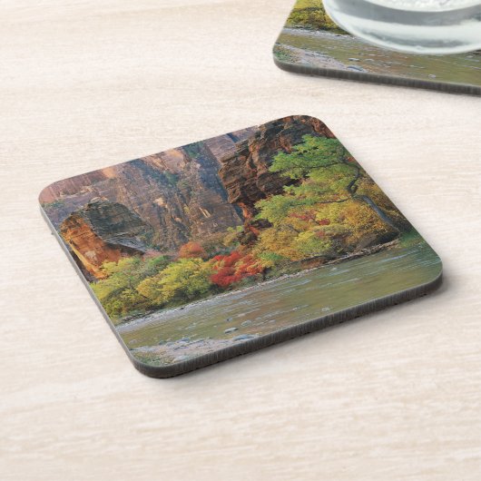 Herbstblätterung entlang der Jungfrau bei Tor Untersetzer (Linke Seite)