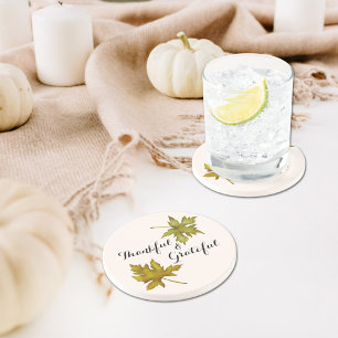 Herbstblätterung Erntedank Getränkeuntersetzer