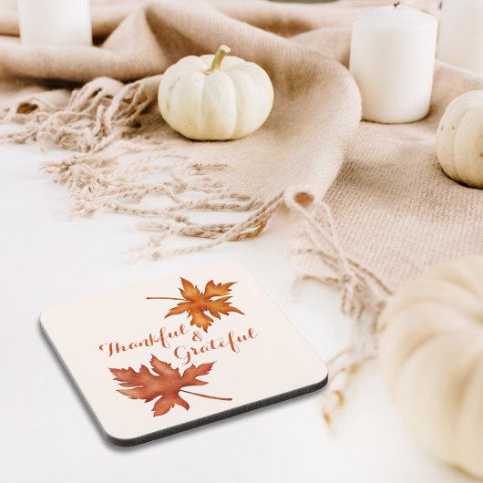 Herbstblätterung Erntedank Getränkeuntersetzer