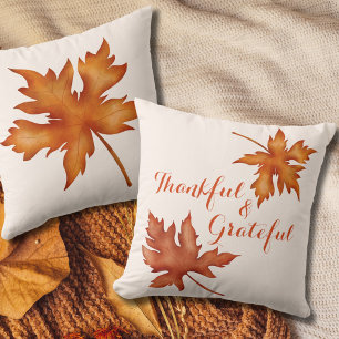 Herbstblätterung Erntedank Kissen