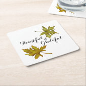 Herbstblätterung Erntedank Rechteckiger Pappuntersetzer (angewinkelt)