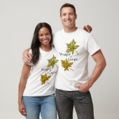 Herbstblätterung Erntedank T-Shirt (Unisex)