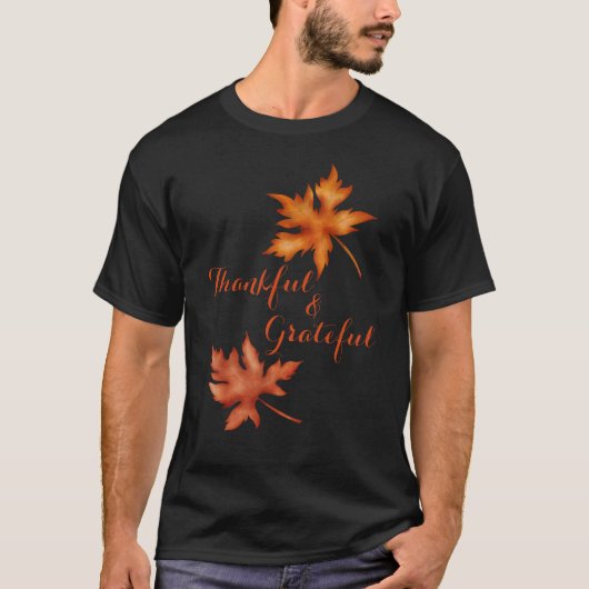 Herbstblätterung Erntedank T-Shirt (Vorderseite)