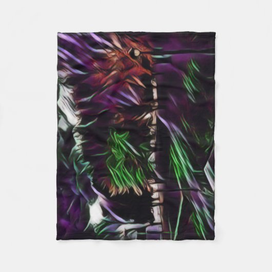 Herbstblätterung im Park Fleecedecke (Vorderseite)