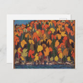 Herbstblätterung - kanadische Landschaft von Tom T Postkarte (Vorne/Hinten)