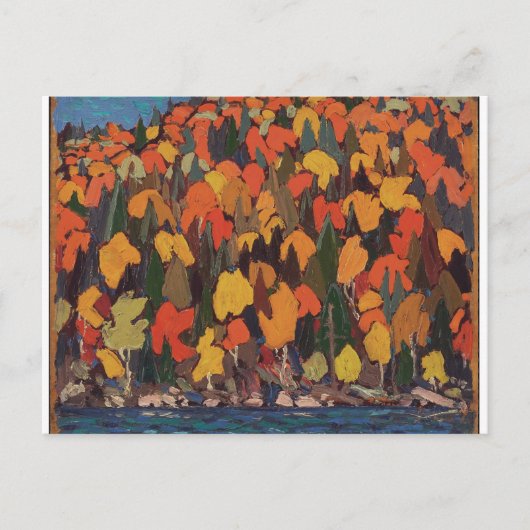 Herbstblätterung - kanadische Landschaft von Tom T Postkarte (Vorderseite)