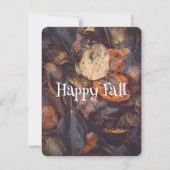 Herbstblätterung Karte (Vorderseite)
