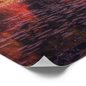 Herbstblätterung New Yorker See Fotografie Poster (Ecke)