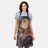 Herbstblätterung Schürze (Getragen)