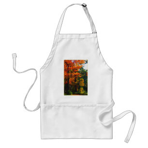 Herbstblätterung Schürze