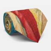Herbstblattfarben originelle moderne Kunst Krawatte (Gerollt)