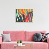 Herbstblattfarben originelle moderne Kunst Leinwanddruck (Insitu (Wohnzimmer))