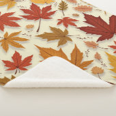 Herbstblättrige Sherpa Blanket Sherpadecke (3/4)