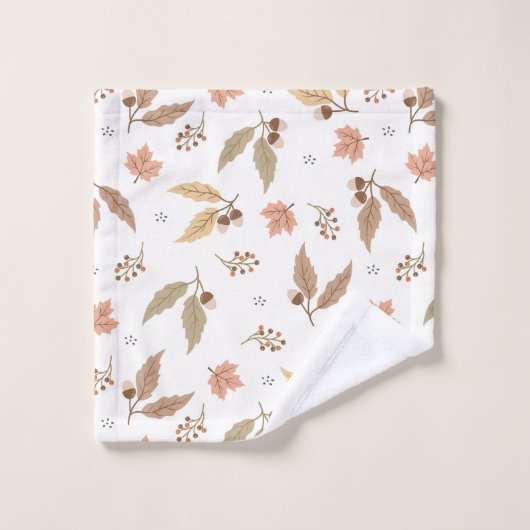 Herbstblättriges Set (Waschlappen)