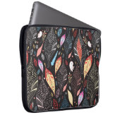 Herbstblattstruktur Laptopschutzhülle (Vorne Rechts)