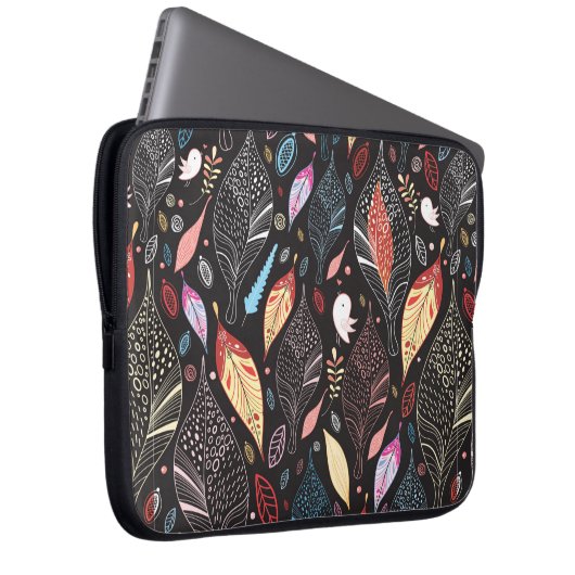 Herbstblattstruktur Laptopschutzhülle (Vorne Rechts)