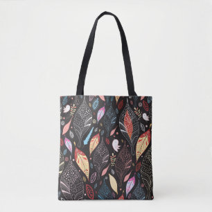 Herbstblattstruktur Tasche
