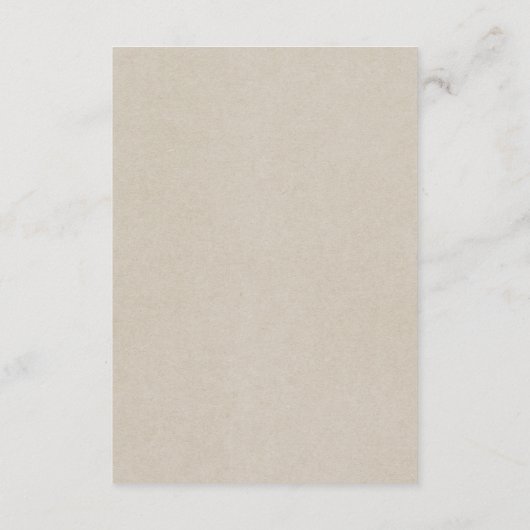 Herbstbloms floraler Fall Orange Grüne Hochzeit Begleitkarte (Rückseite)