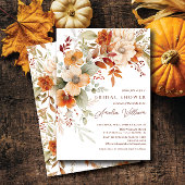 Herbstblossom Brautdusche Einladung