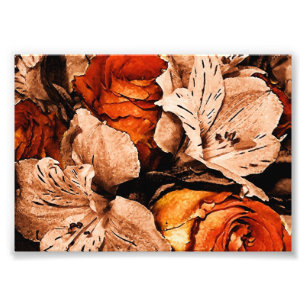 HerbstBlume Fotodruck