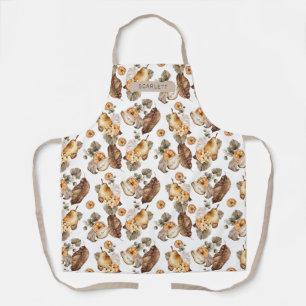 Herbstblumen-All-Over-Print-Schürze Schürze