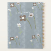 Herbstblumen Aquarell Herbst Notizbuch Planer (Rückseite)