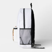 Herbstblumen Bedruckter Rucksack (Rechts)