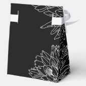 Herbstblumen, Dahlien, Geschenkschachtel (Rückseite)