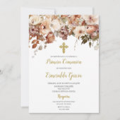 Herbstblumen erste Komödie Einladung (Vorderseite)