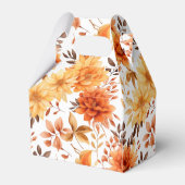 Herbstblumen Geschenkbox Geschenkschachtel (Rückseite)