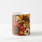 Herbstblumen Kaffeetasse (Mittel)