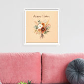 Herbstblumen Leinwanddruck (Insitu (Wohnzimmer))