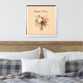 Herbstblumen Leinwanddruck (Insitu (Schlafzimmer))