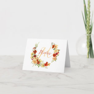 Herbstblumen personalisiert