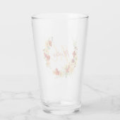 Herbstblumen personalisiert glas (Rückseite)