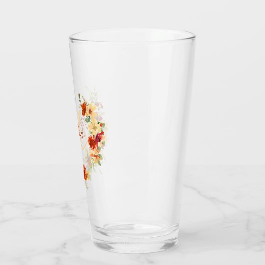 Herbstblumen personalisiert glas (Links)