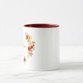 Herbstblumen personalisiert tasse (Zentrum)