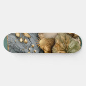 Herbstblumen Skateboard (Horizontal)