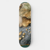 Herbstblumen Skateboard (Vorderseite)