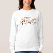 Herbstblumen Sweatshirt (Vorderseite)