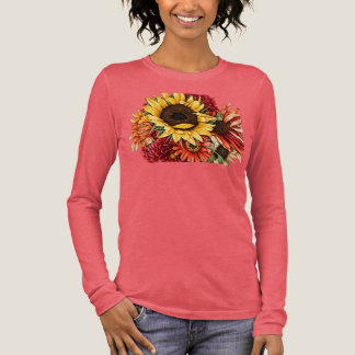 Herbstblumen Tri-Blend Shirt