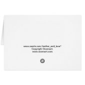 Herbstblumen und Gold auf weißer Damast-Tischnumme (Rückseite Horizontal)