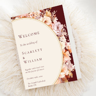 Herbstblumenburgunder-CremeWedding Programm