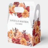 Herbstblumenhochzeit Geschenkschachtel (Geöffnet)