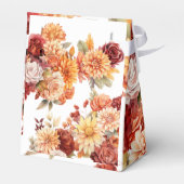 Herbstblumenhochzeit Geschenkschachtel (Rückseite)
