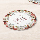 Herbstblumenhochzeit Untersetzer (angewinkelt)