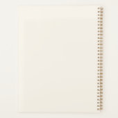 Herbstblumenkruste Mit Monogramm Planer (Rückseite)